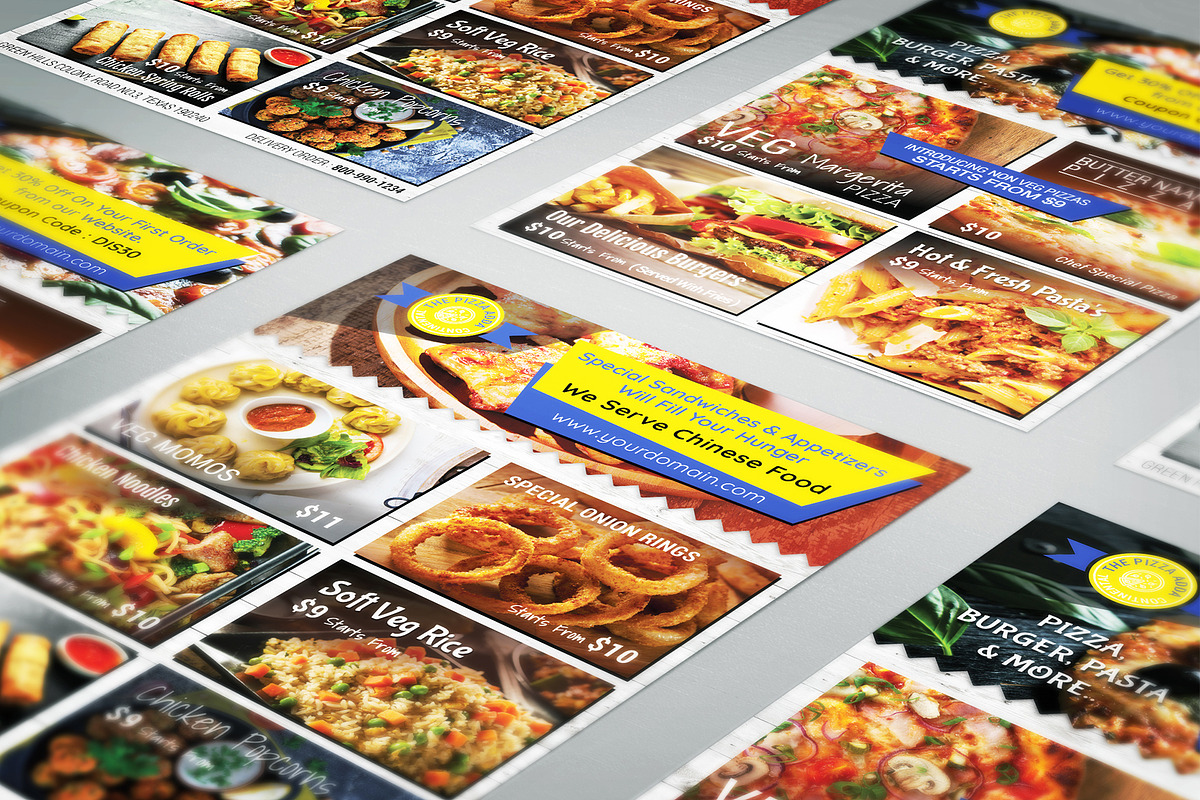 Food Menu Card Flyer Template, a Flyer Template by settysantu (Photo 2 of 4)
