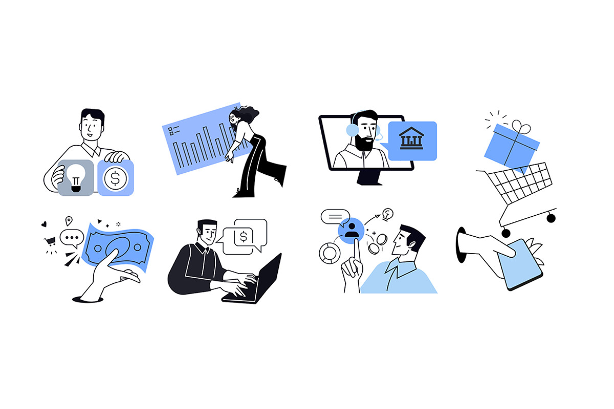 People and finance, a Finance Illustration by PureSolution (Photo 6 of 6)