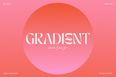 Round Aura Gradient Set Vol.3