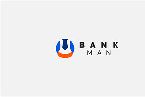 Modern Bank Manager Logo Design