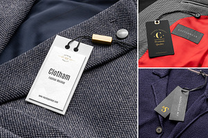 Apparel Tags And Labels Mockups