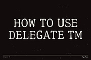 Delegate TM – Dynamic Typewriter, a Serif Font by Type Mania (Thumbnail 3 of 11)