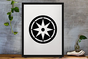 Compass Silhouette SVG, an Object Illustration by newminddesign (Thumbnail 3 of 3)