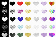 Valentine's Procreate Stamp Brushes, a Shape Add-On by Ducatum (Thumbnail 2 of 9)