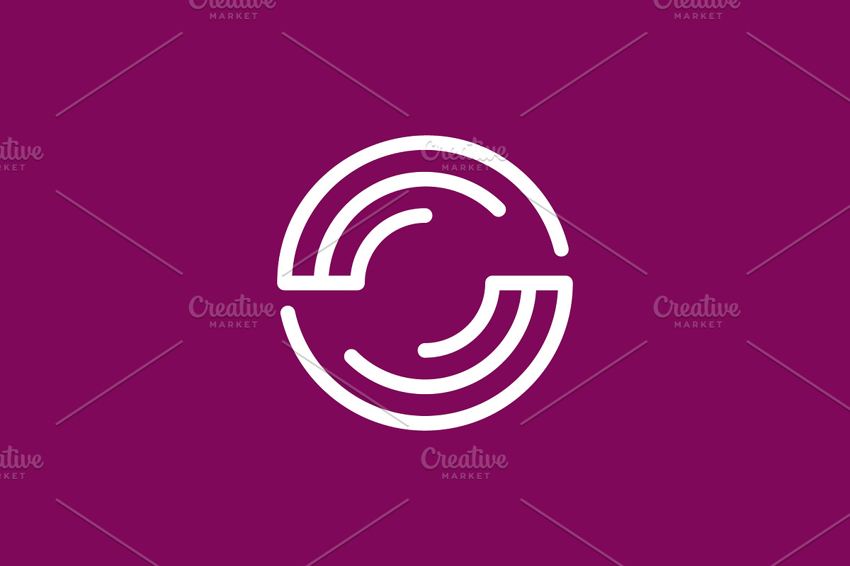 modern letter S tech combination log, a Branding & Logo Template by Rasagama Studio