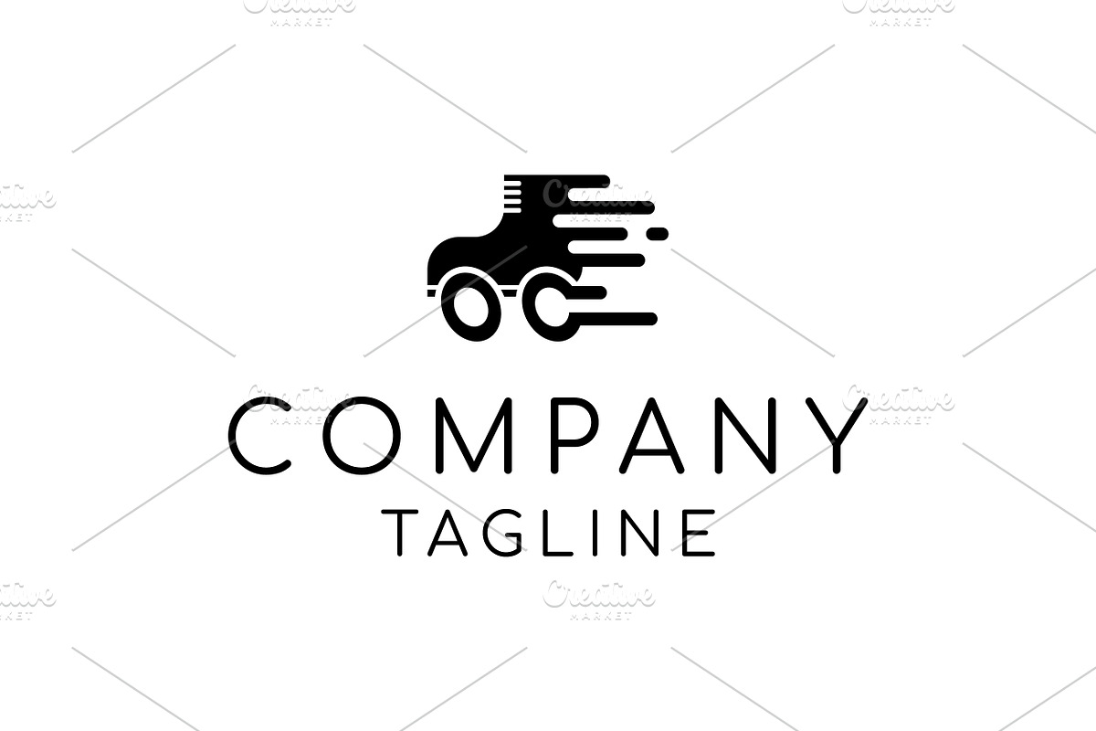 Delivery with roller skating logo, an Object Graphic by nicemorning (Photo 1 of 2)