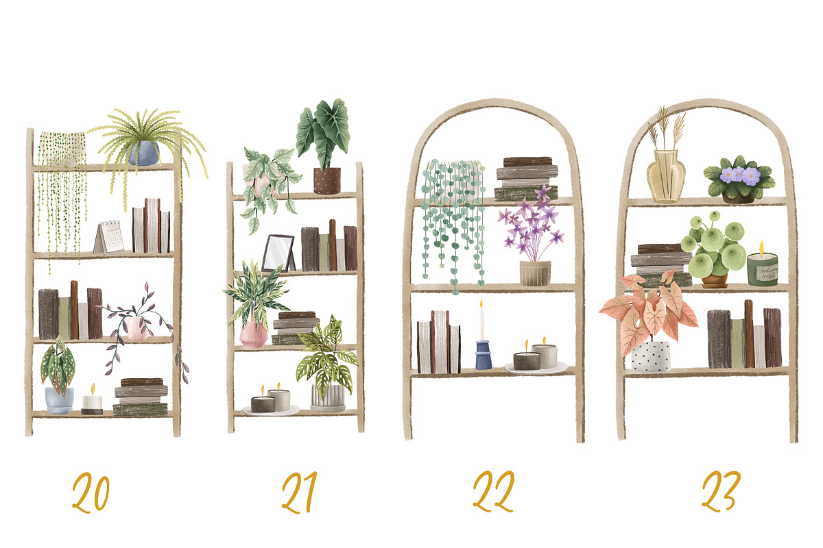 Cozy hygge home interior, a Decorative Illustration by the_myro (Photo 10 of 13)