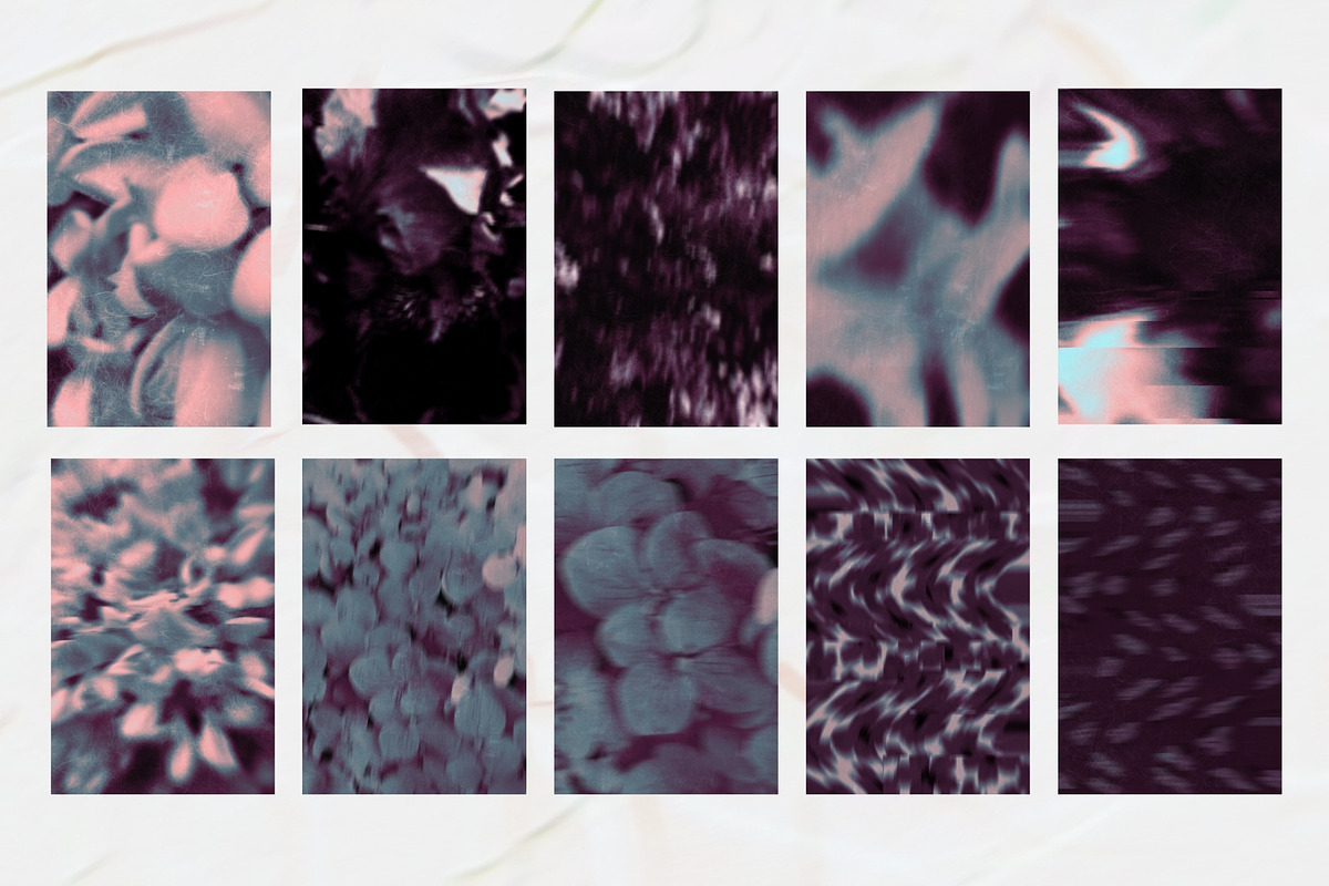 Moody Dark Glitch & Blur Backgrounds, a Background Graphic by PaperJamLab (Photo 4 of 12)