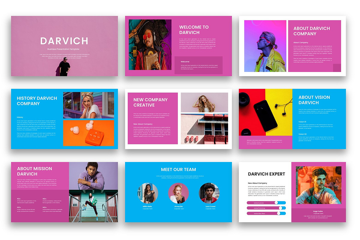 Darvich– Business PowerPoint, a Presentation Template by kreatifreya (Photo 3 of 5)