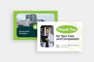 Lifeline Care -  Thank You Card, a Card Template by Esensifiksi.studio