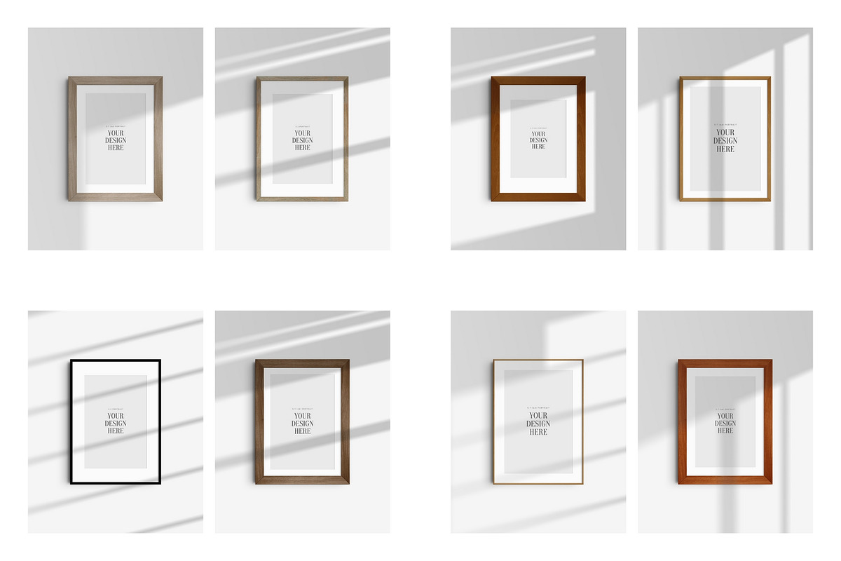 5:7 | 7:5 | A4 Frame Mockup Bundle, a Mockup by DESIGN BY nube (Photo 4 of 10)
