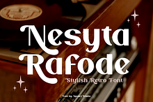 Nesyta Rafode - Stylish Retro Font