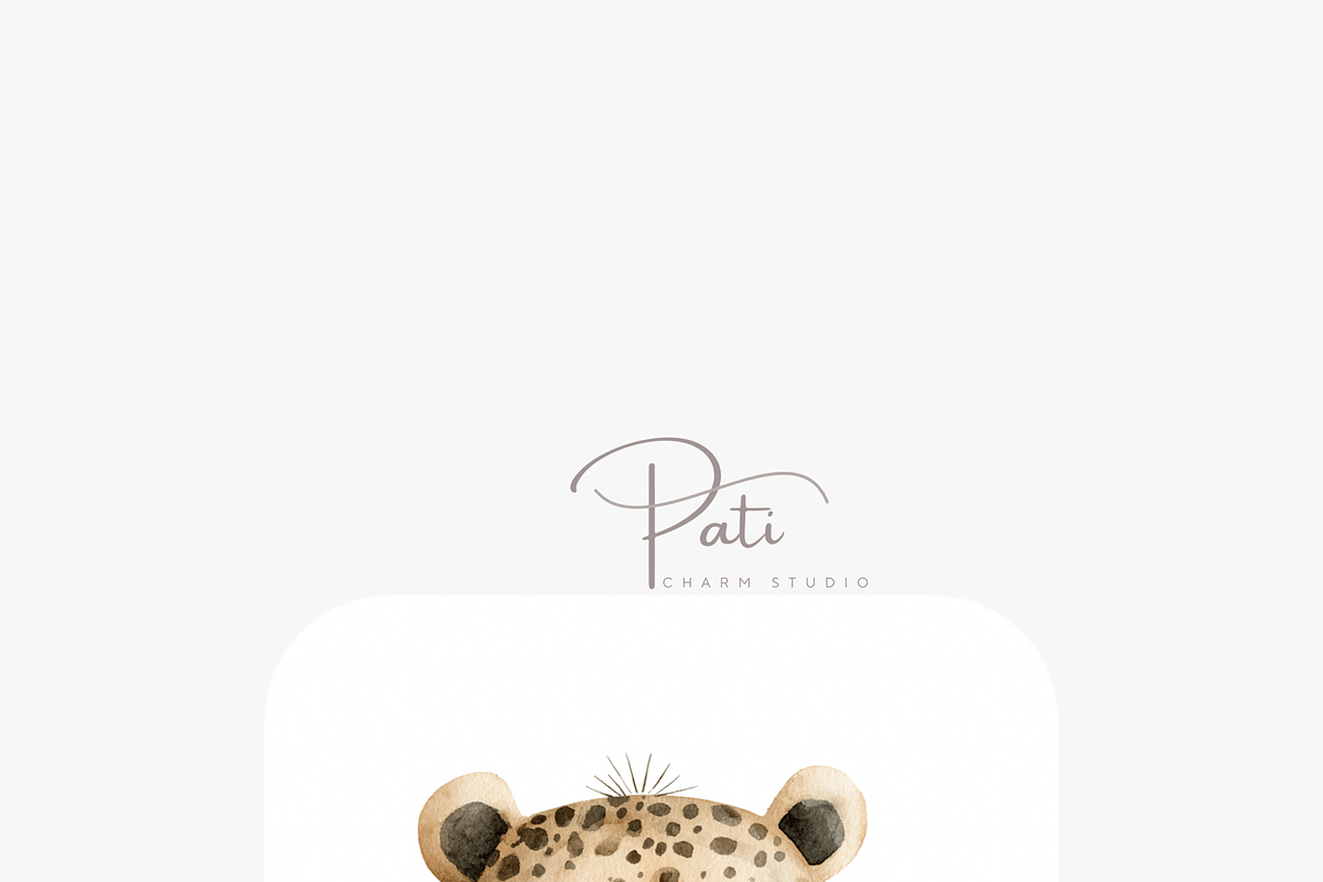 25 Leopard Clipart, an Animal Illustration by Pati Charm Studio (Photo 6 of 8)