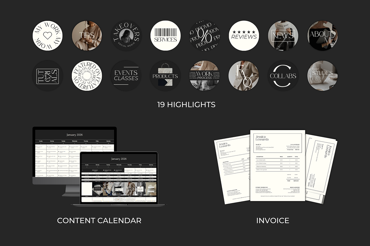 Ultimate Social Media Manager Bundle, a Marketing Template by Meraki Templates (Photo 9 of 12)