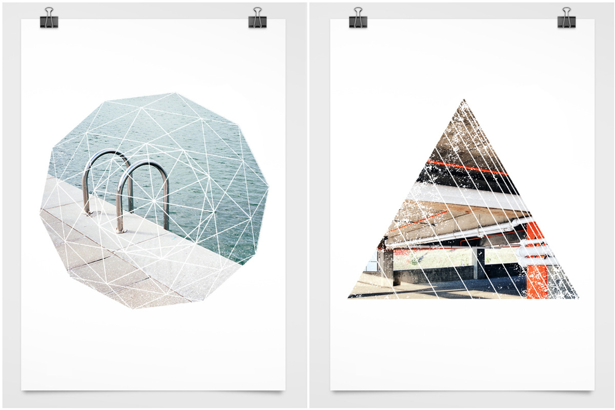 Textured Geometric Masks 02 preview 5