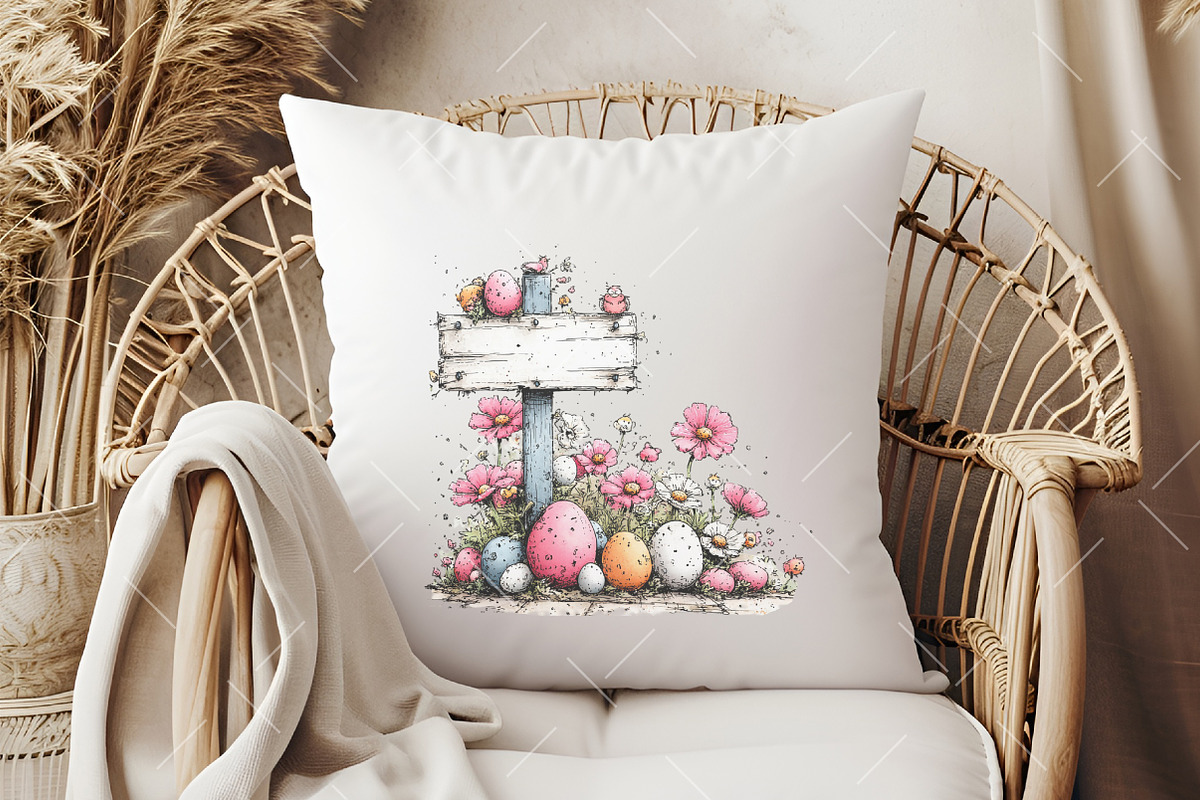 Whimsical Easter Clipart Bundle, an Illustration by OK Design (Photo 6 of 6)