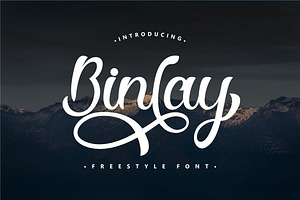 Binlay - Freestyle Font