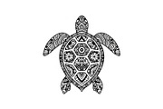 Mandala Sea Turtle SVG Bundle, an Illustration by yasushie (Thumbnail 4 of 31)