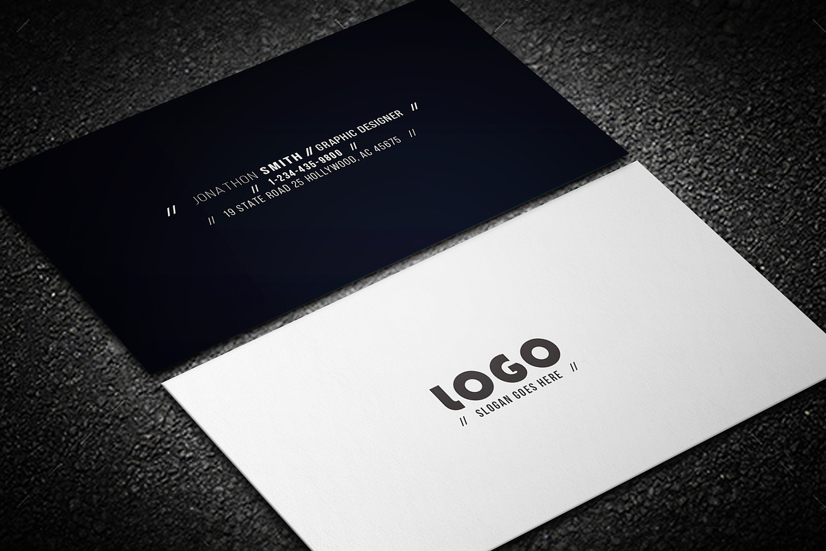 Hash(//) Business Card, a Business Card Template by DesignGhar (Photo 3 of 7)