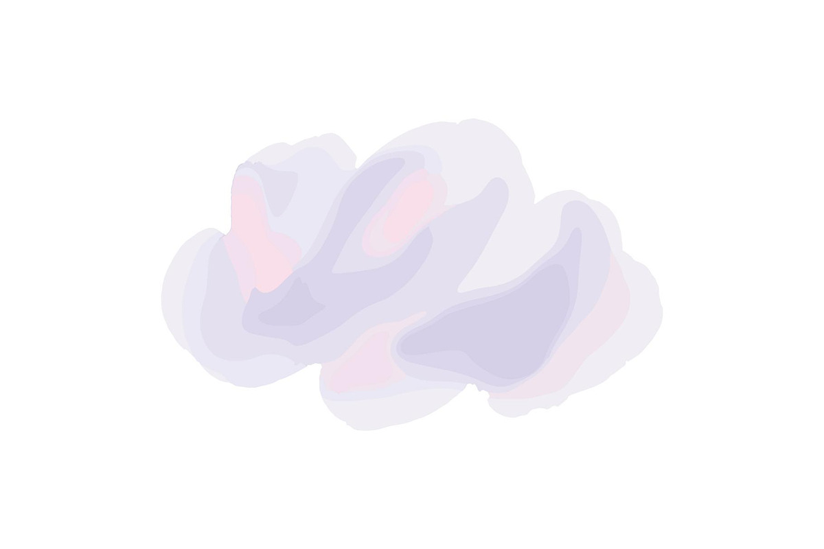 Soft Pastel Watercolor Brush Marks, a Decorative Illustration by Designer_Momina (Photo 5 of 11)