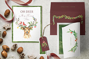 Hello Christmas. Watercolor Kit., a Decorative Illustration by OctopusArtis (Thumbnail 8 of 12)