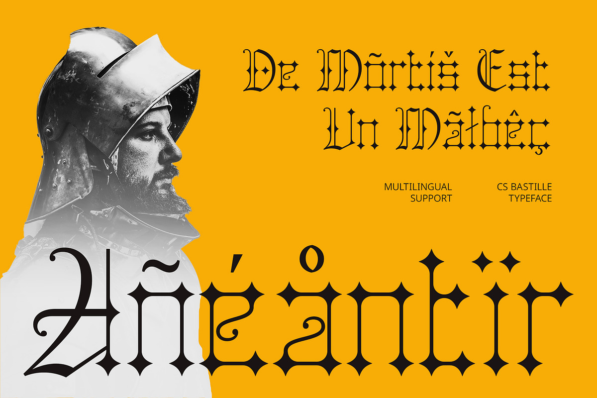 CS Bastille – Blackletter Font, a Blackletter Font by Craft Supply Co. (Photo 5 of 8)