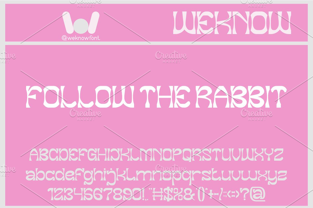 Sub Conscious font, a Font by weknow (Photo 4 of 8)