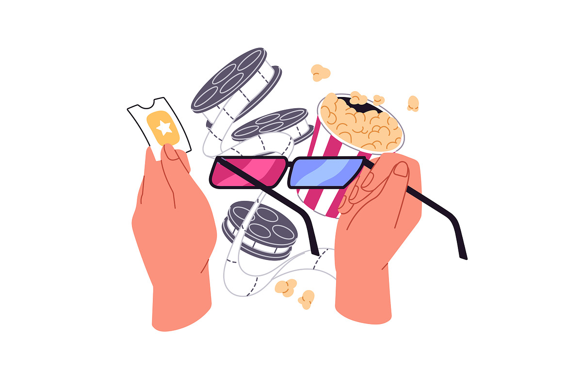 Hands booking tickets online set, a Person Illustration by PaperTrident (Photo 7 of 7)