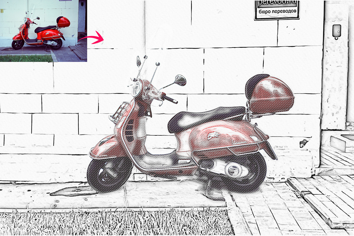 Line Art & Sketch Effect, an Action Add-On by MRI STUDIO (Photo 2 of 11)