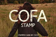 CS Cofa Stamp, a Sans Serif Font by Craft Supply Co. (Thumbnail 1 of 8)