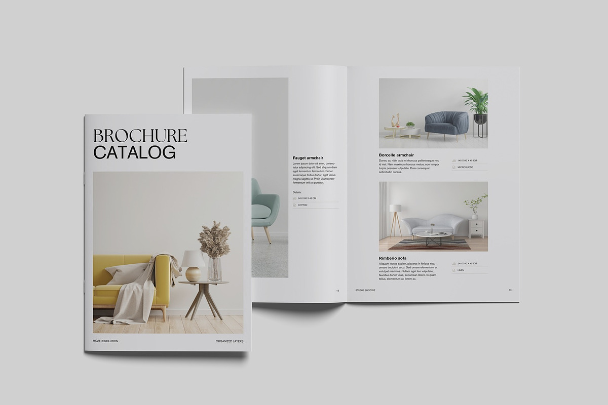 Realistic A4 Brochure mockup, a Books & Magazine Mockup by seramoe (Photo 2 of 5)