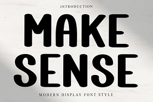 Make Sense, a Script Font by FreshTypeINK
