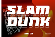 BREGA – Bold Sport Display Font, a Font by Vroz Studio (Thumbnail 7 of 8)