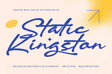 Static Kingston Bold Brush Font