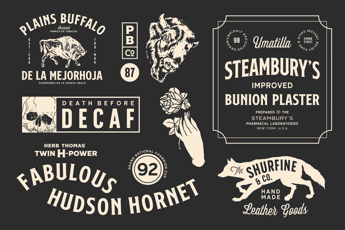 S&S Nickson Font Bundle, a Font by Spencer & Sons Co. (Photo 18 of 20)