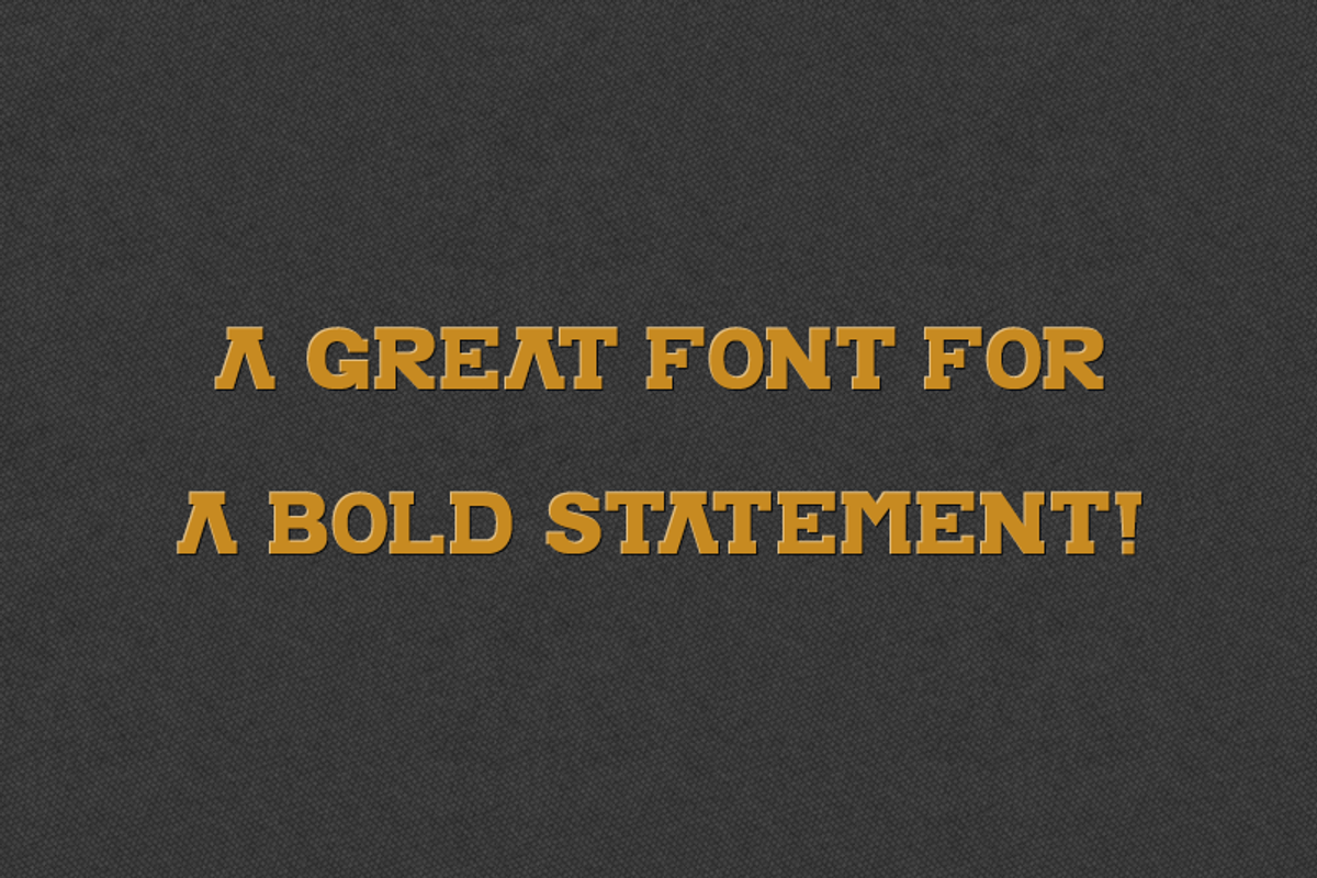 The Blocky Font preview 3