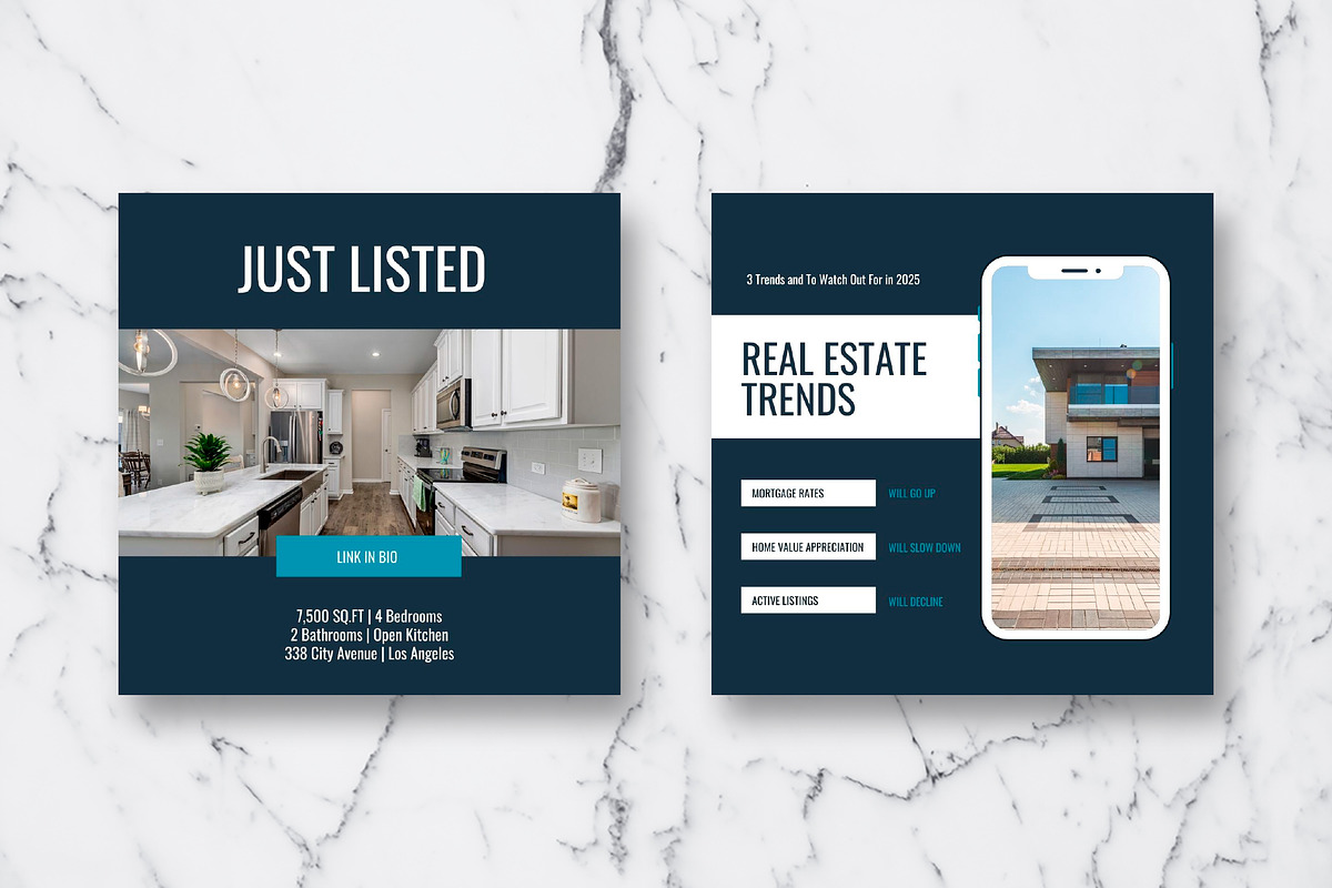 Real Estate Instagram Template Canva, a Social Media Template by Design District (Photo 16 of 39)