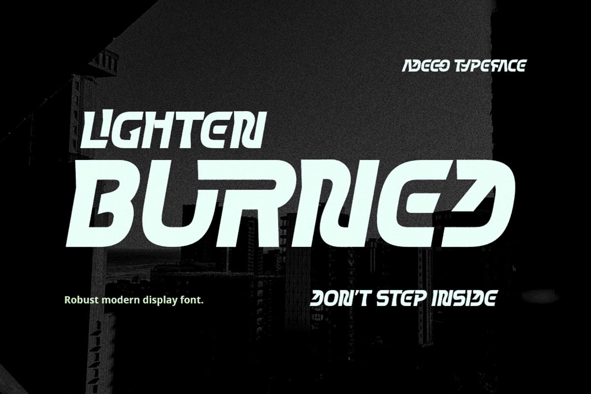 Adeco - Robust Display Font, a Sans Serif Font by Grontype (Photo 4 of 8)