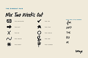 Mix Two Weeks - Handwritten Print, a Handwritten Font by Mix Fonts (Thumbnail 4 of 11)