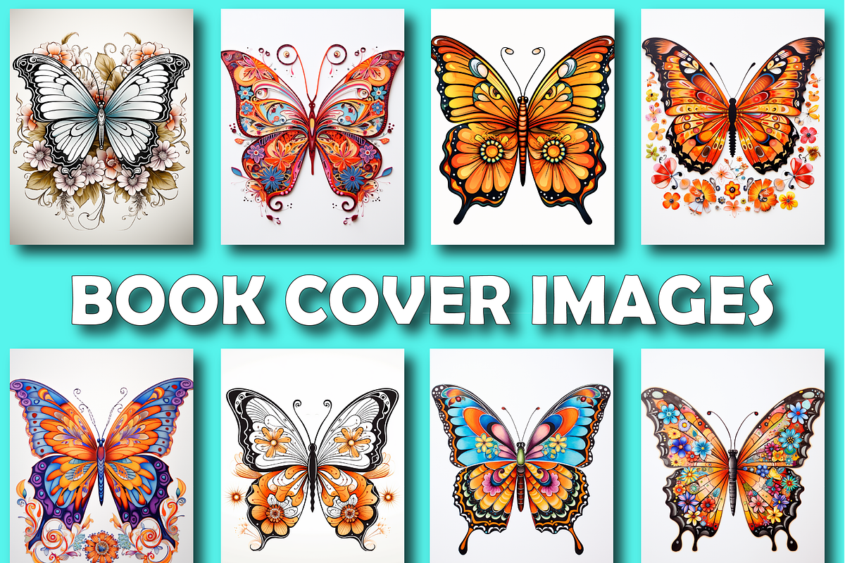 Butterfly Zentangle Coloring Book-V1, an Animal Illustration by Design Zone (Photo 2 of 7)