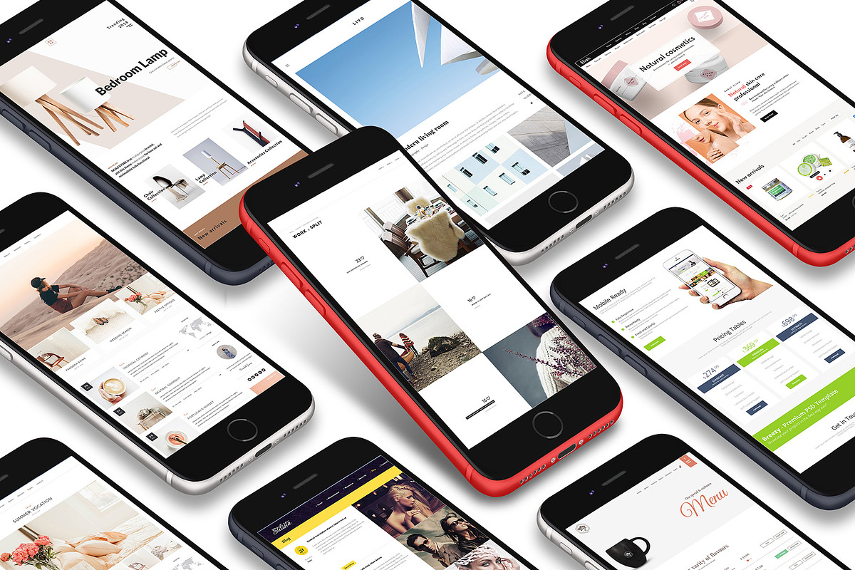 3D iPhone Presentation Mock-Up Bun 5, an iPhone Mockup by Graphicsworld125 (Photo 5 of 14)
