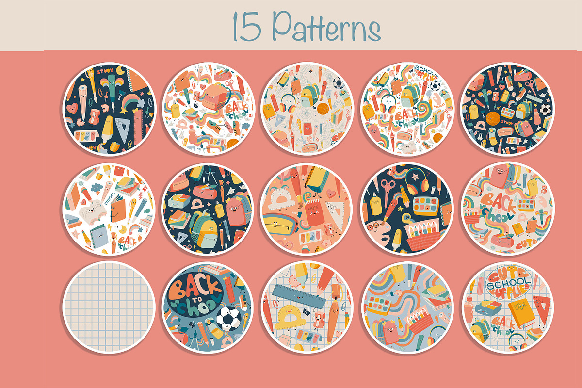 Cute School Supplies, an Education Illustration by YuNa (Photo 14 of 14)
