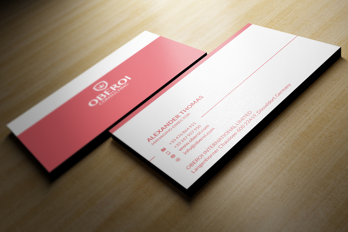 Red And White Business Card, a Business Card Template by Marvel (Photo 4 of 5)