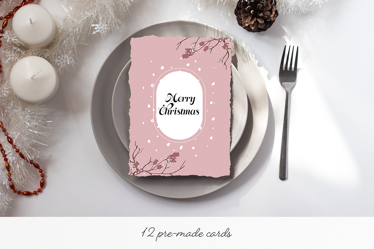 Christmas botanical collection, an Object Graphic by Katerina.Sea.Design (Photo 4 of 6)