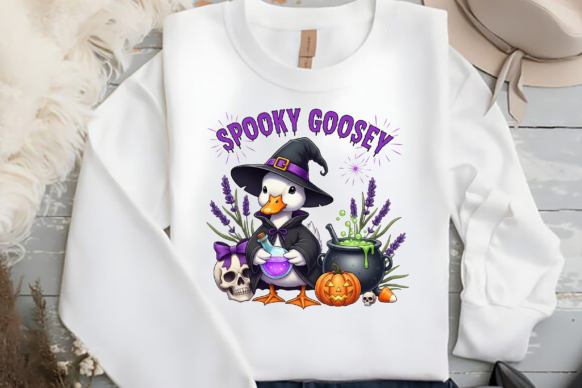 Fun Halloween Silly Goose Spooky, an Illustration by Black Bird Studio (Photo 3 of 4)