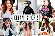 Clean & Crisp Lightroom Presets Pack, an Action Add-On by Creativetacos (Thumbnail 1 of 6)