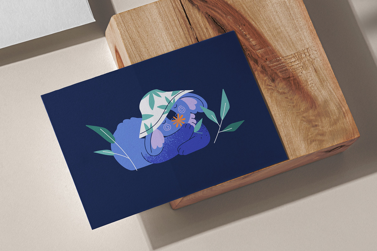Cute funny koala bear animals set, an Animal Illustration by PaperTrident (Photo 5 of 6)