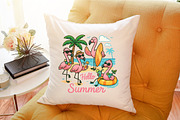Flamingo Summer Png Sublimation Desi, an Illustration by Sublimation Artist (Thumbnail 9 of 9)