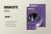 Urban Byte - Flyer Template, a Flyer Template by StreaksideStd (Thumbnail 1 of 3)