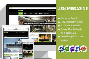 JSN Megazine-Great Magazine Template
